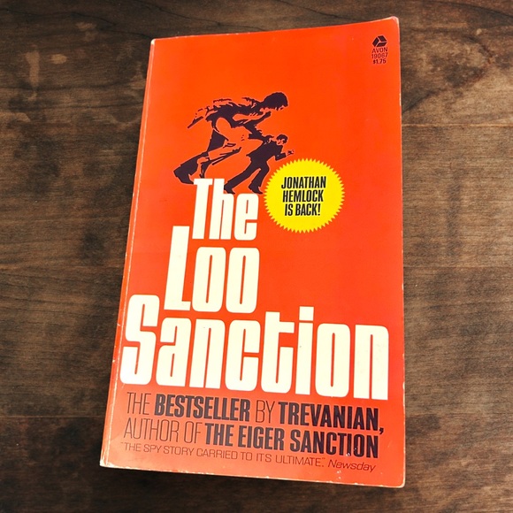 Vintage Other - Book The Loo Sanction By Trevanian Paperback Jonathan Hemlock Thriller